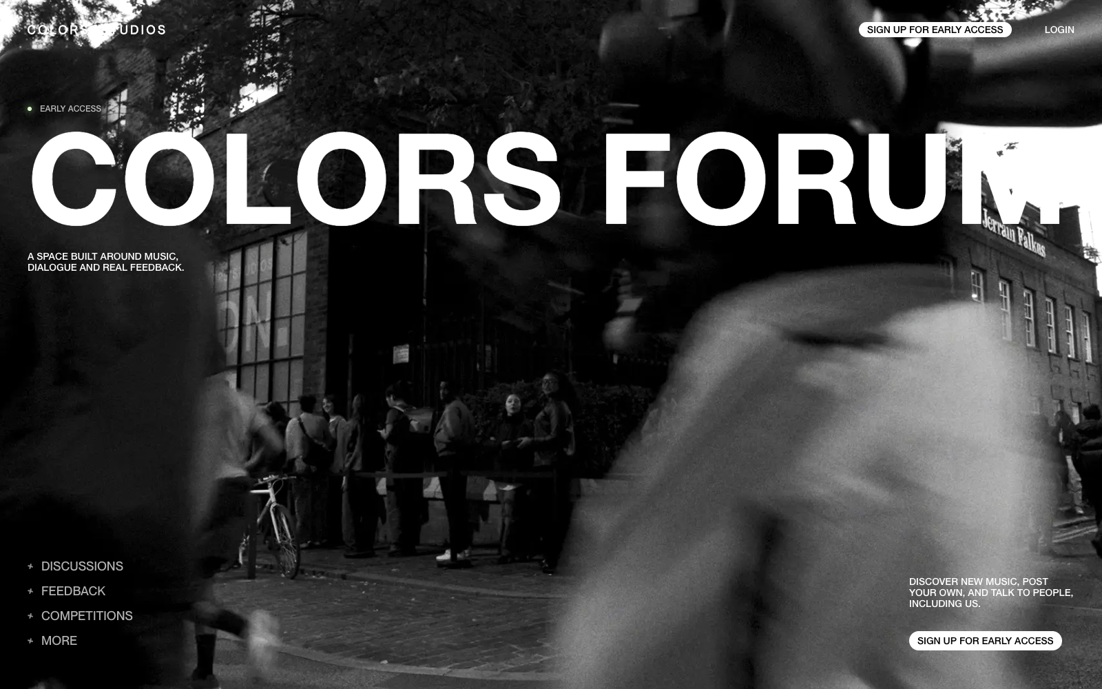 COLORS Forum landing page